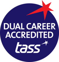 A logo to signify that Oxford is a TASS Dual Career accredited institution